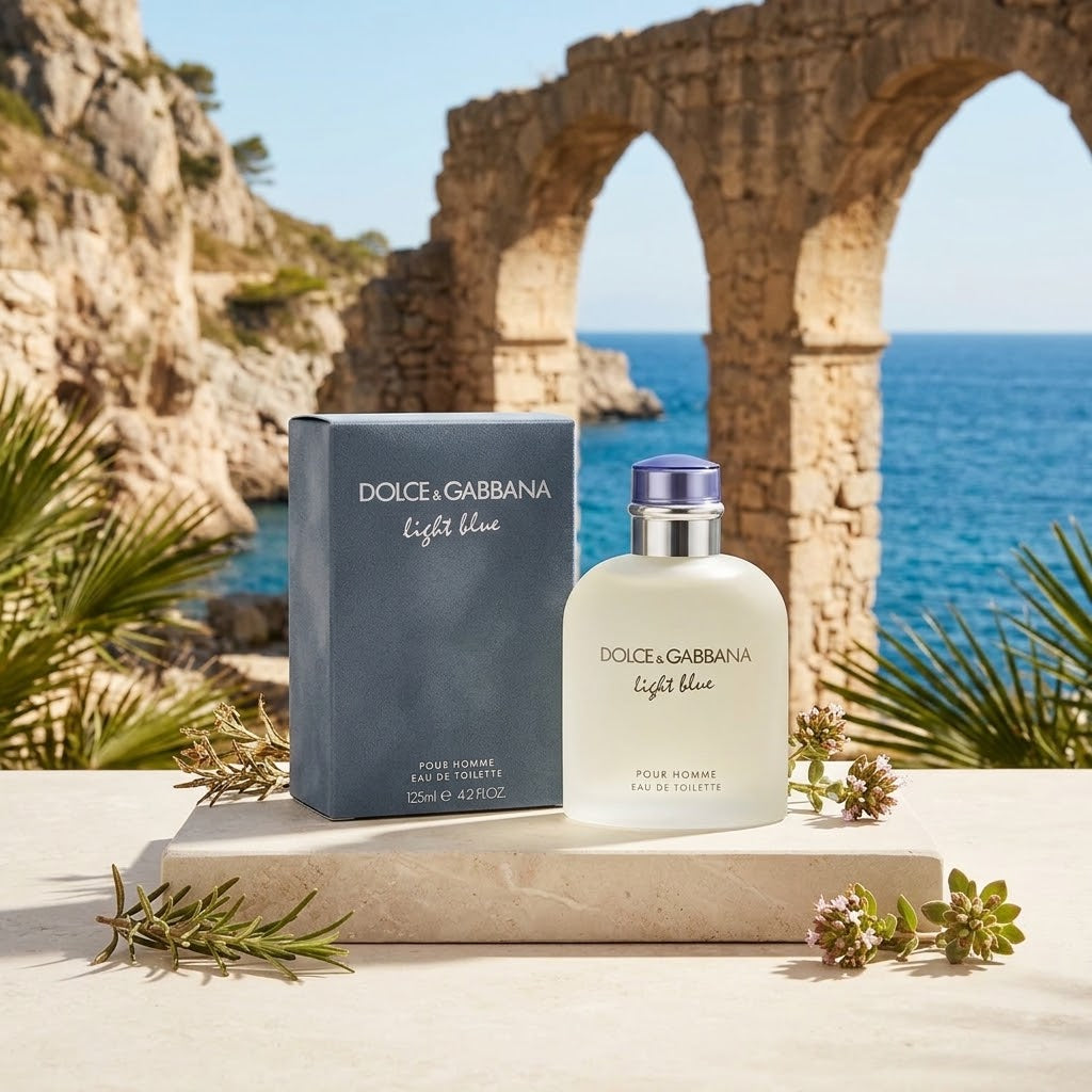 Dolce & Gabbana Light Blue Eau de Toilette Spray for Men 4.2 oz (125ml)