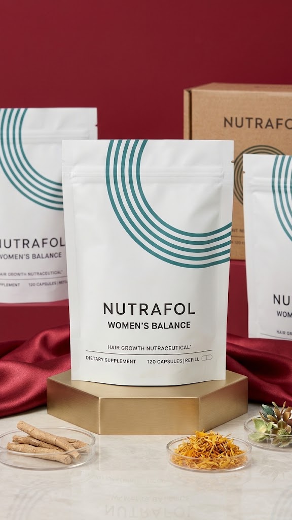Nutrafol Women's Balance Hair Growth Supplement (120 Capsules Refill Pouches)