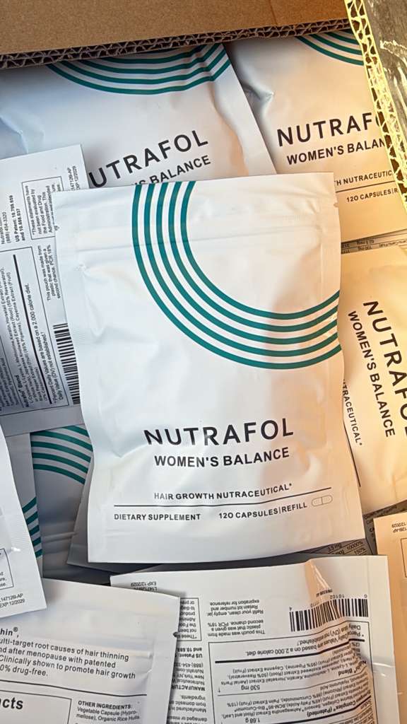 Nutrafol Women's Balance Hair Growth Supplement (120 Capsules Refill Pouches)