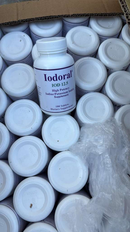 Optimox Iodoral IOD 12.5 High Potency Iodine Supplement (180 Tablets)