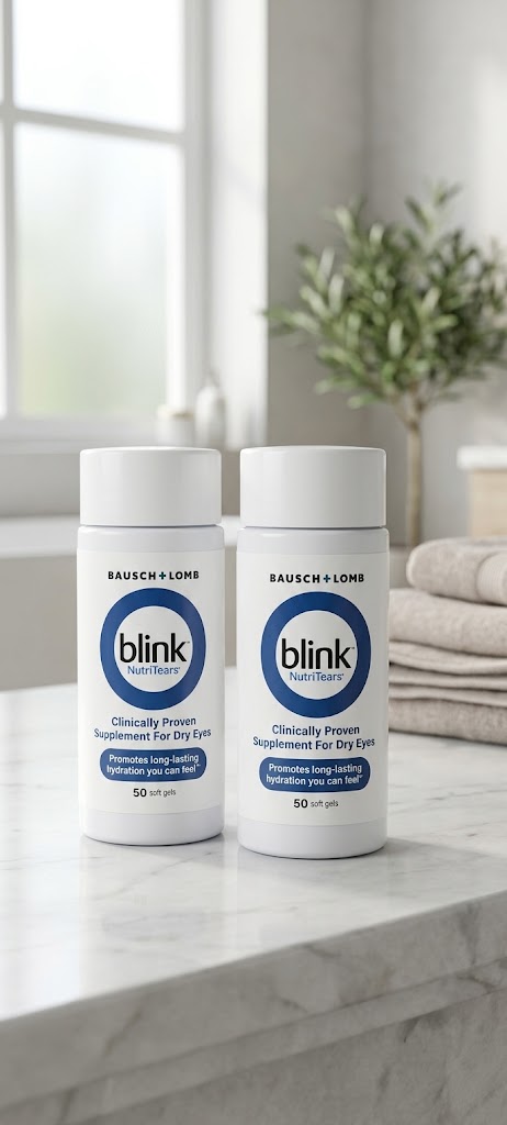 Bausch + Lomb Blink NutriTears Dry Eye Supplement (50 Soft Gels)