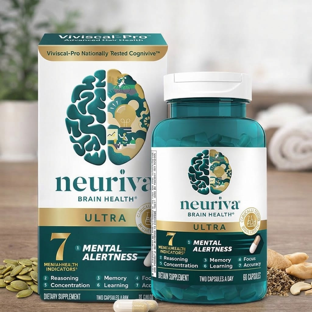 Neuriva Ultra Brain Health Supplement – 60 Capsules