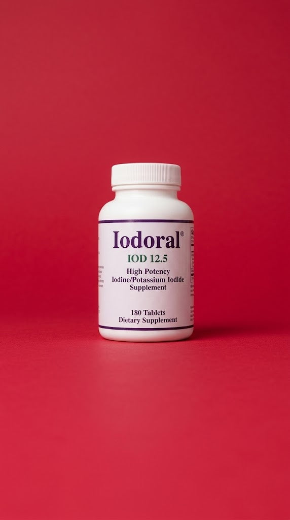Optimox Iodoral IOD 12.5 High Potency Iodine Supplement (180 Tablets)