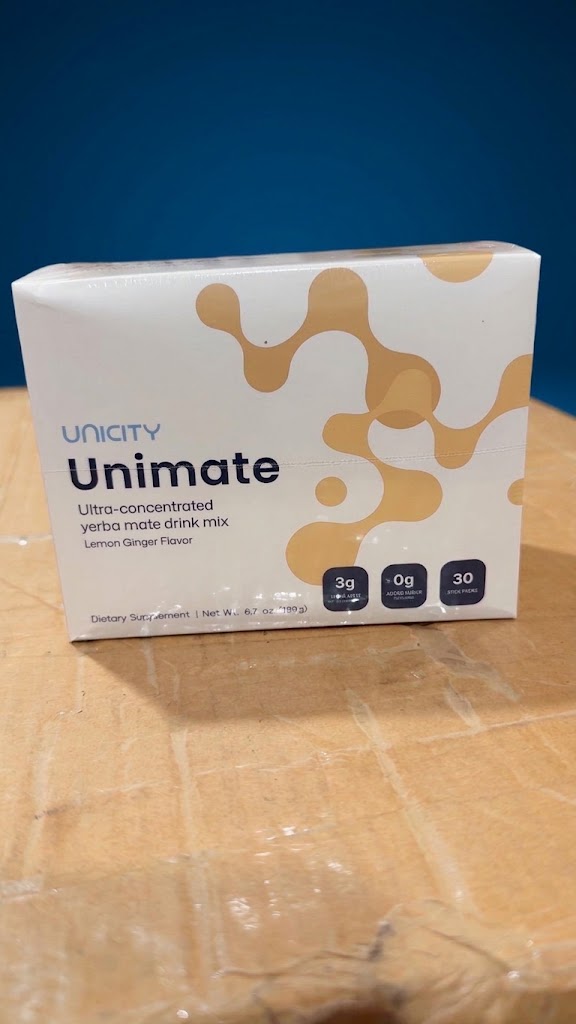 Unicity Unimate Lemon Ginger (30 Stick Packs)