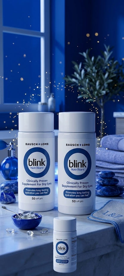 Bausch + Lomb Blink NutriTears Dry Eye Supplement (50 Soft Gels)