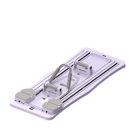 Multifunctional Ab Roller Board - Pilates Board Full-Body Workout Trainer with Automatic Rebound