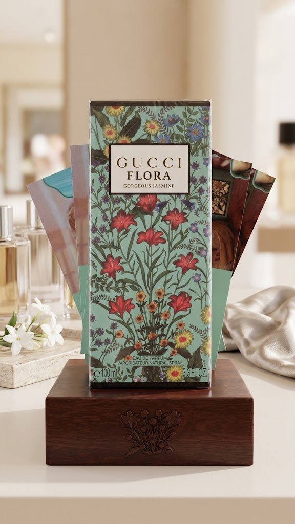 Gucci Flora Gorgeous Jasmine Eau de Parfum Spray for Women 3.3 oz (100 ml)