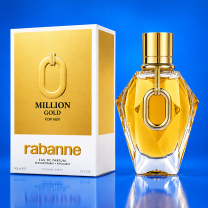 Paco Rabanne Ladies Million Gold For Her EDP Spray 3.0 oz (90ml)