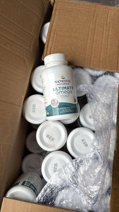 Nordic Naturals Ultimate Omega 1280 mg Omega-3 Fish Oil – 150 Soft Gels