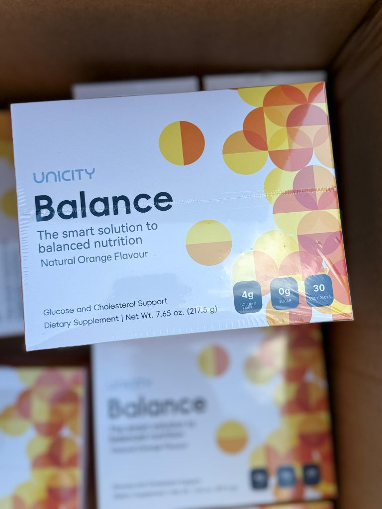 Unicity Balance Glucose and Cholesterol Support Natural Orange Flavour (30 Stick Packs)