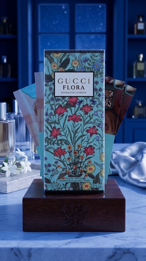 Gucci Flora Gorgeous Jasmine Eau de Parfum Spray for Women 3.3 oz (100 ml)