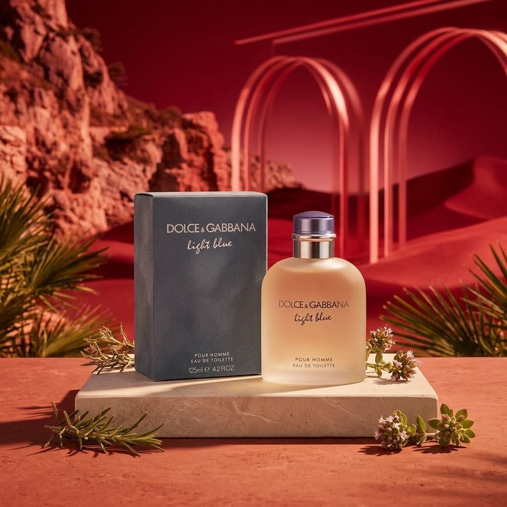 Dolce & Gabbana Light Blue Eau de Toilette Spray for Men 4.2 oz (125ml)